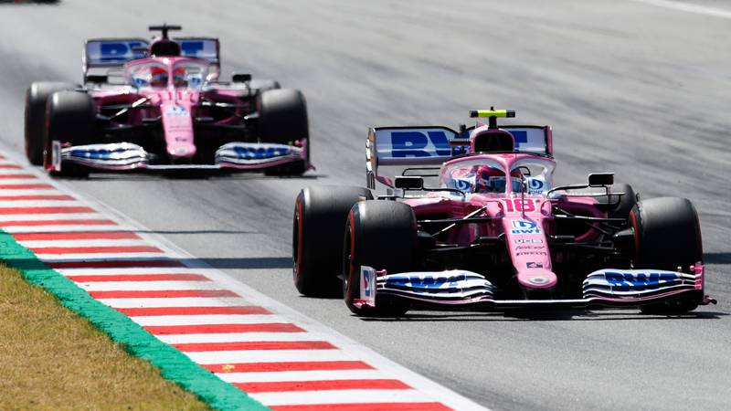 Lance Stroll & Sergio Perez, 2020 Spanish GP