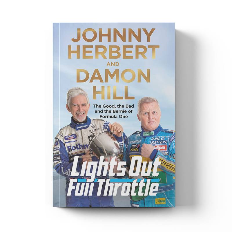 Product image for Lights Out, Full Throttle | Damon Hill & Johnny Herbert | Book | Hardback | Pre-Order