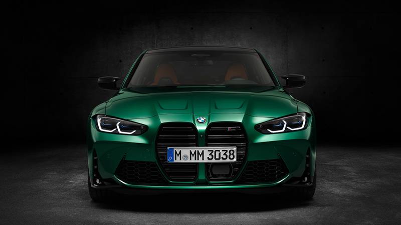 2021 BMW M3 front
