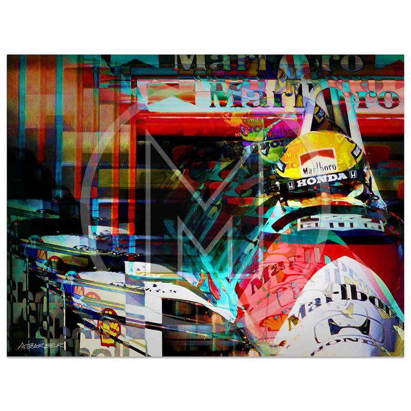 Product image for Ayrton Senna | McLaren-Honda | San Marino Grand Prix | 1990 | Art Print