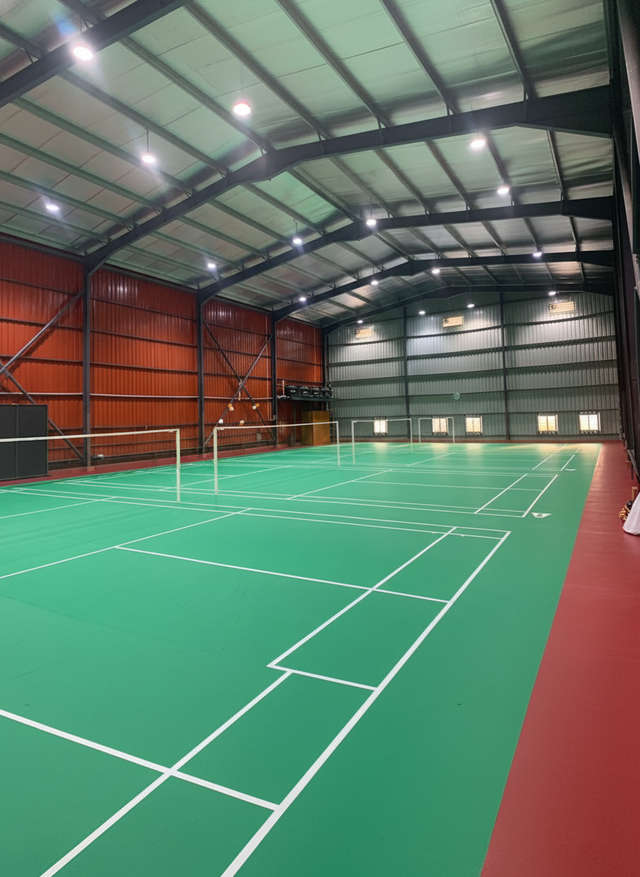 Enjoy a game of badminton