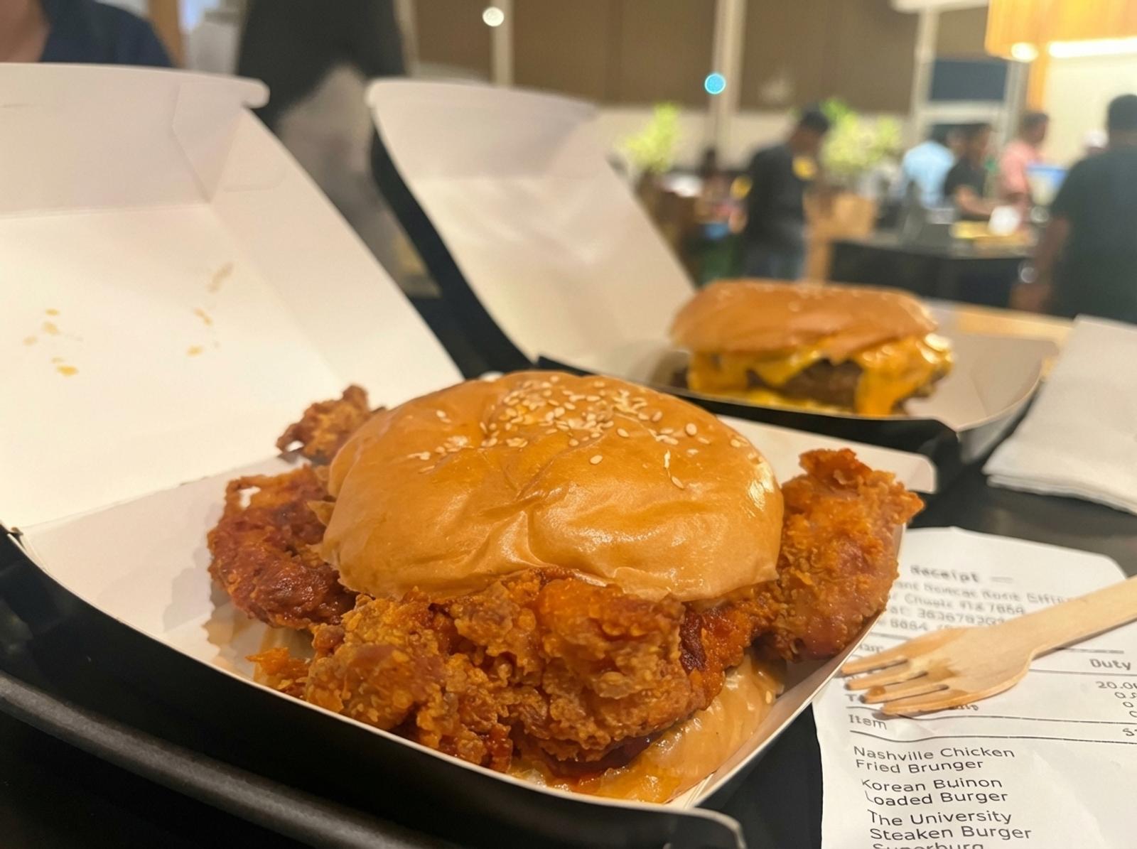 Burger Hopping in Nungambakkam