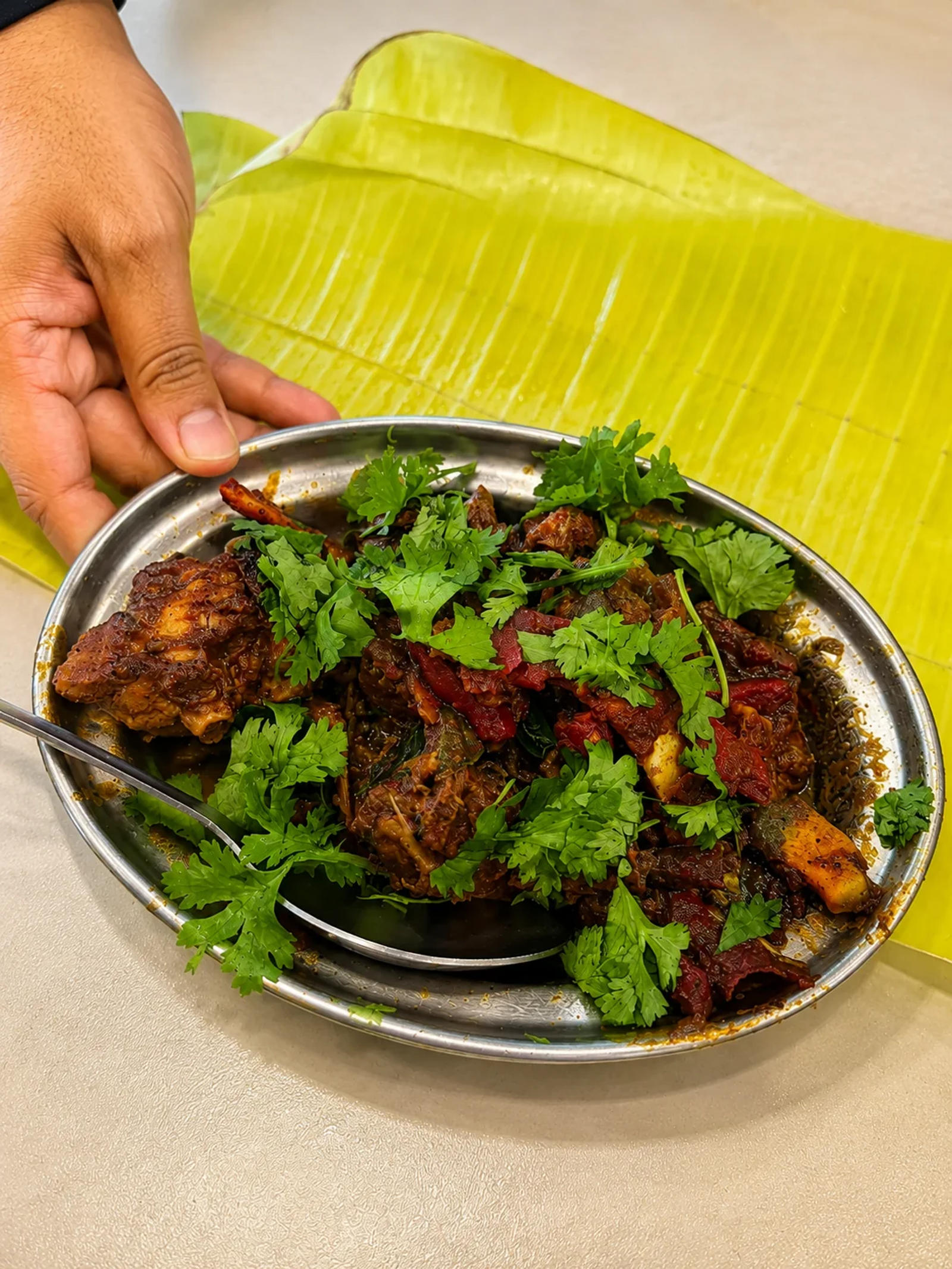 Pallipalayam Chicken at Anandha Vilas