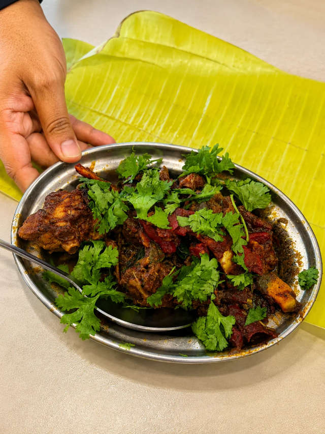 Pallipalayam Chicken at Anandha Vilas