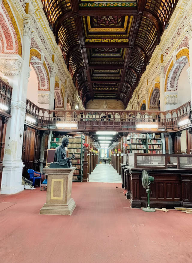 Spend a quiet afternoon reading at one of India's oldest libraries