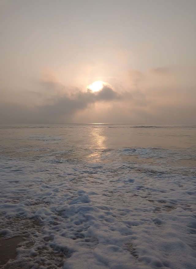 Watch a calm & relaxing sunrise by the beach