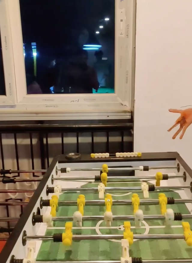 Grab your friends and play foosball on this weekend