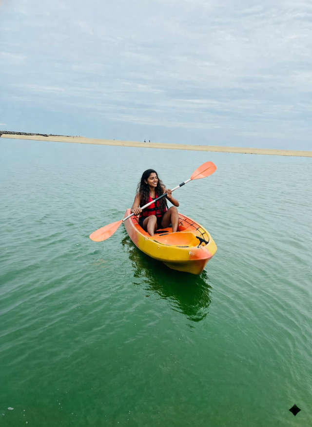 Take on a adventurous kayaking experience in the sea