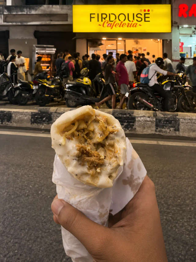 Mexican Shawarma at Firdouse Cafeteria