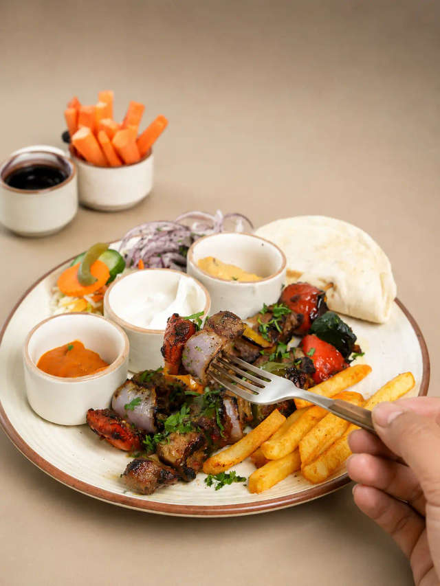 Lamb Souvlaki at 22 Constanzaa