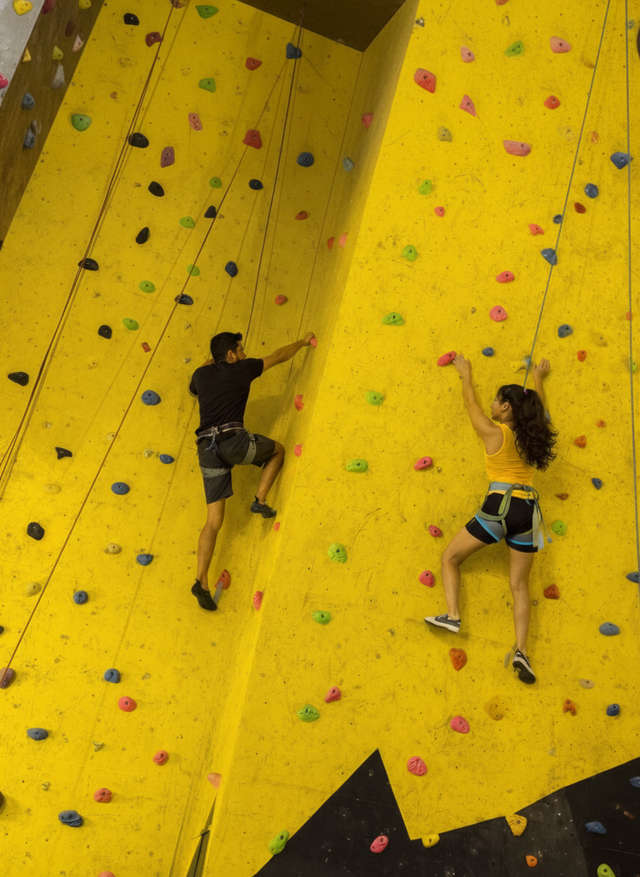 Experince the adrenaline rush of rock climbing