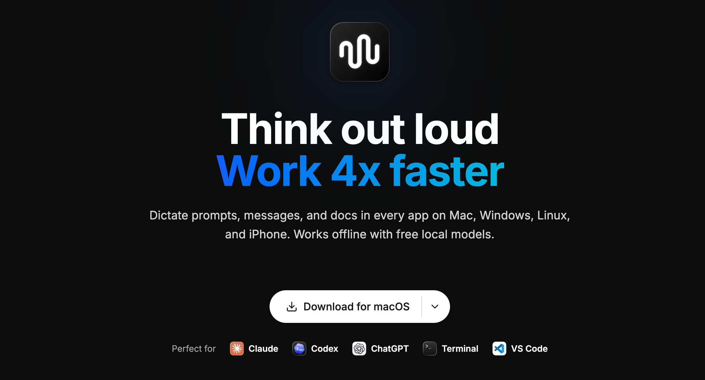 Spokenly app screenshot