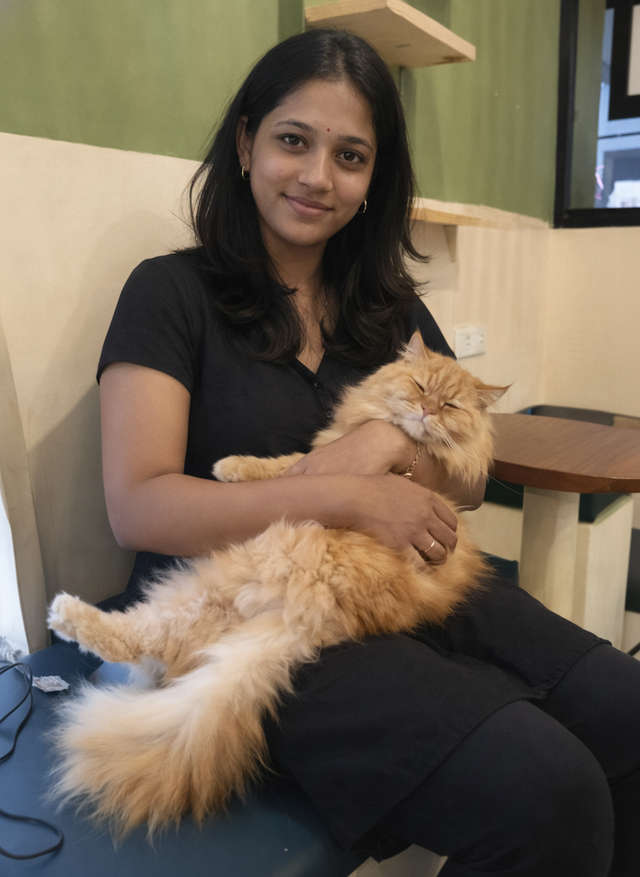 Have a relaxing day surrounded by cats at this pet cafe