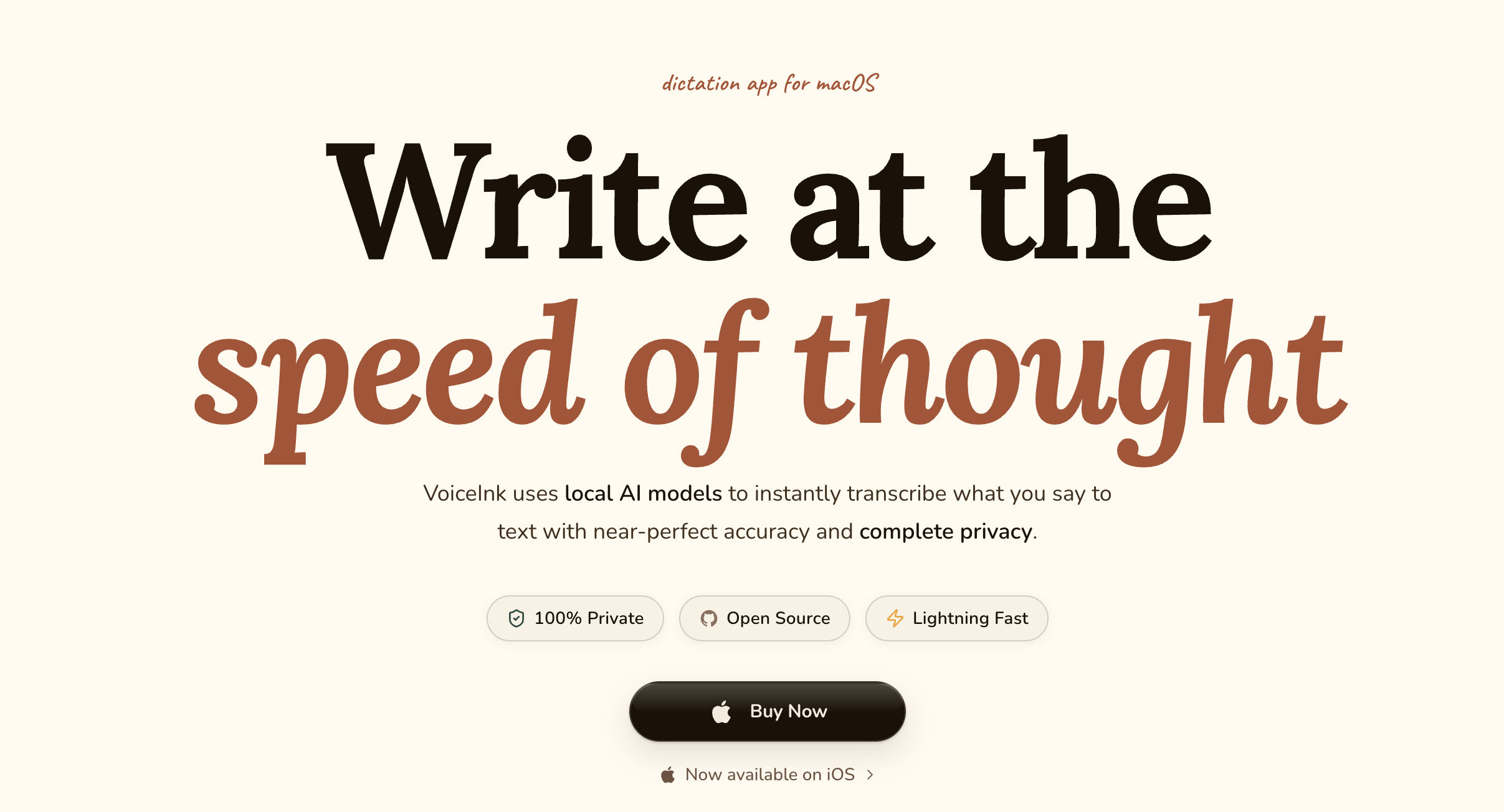 VoiceInk app screenshot