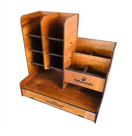 Premium Wooden Multipurpose Desk Organizer