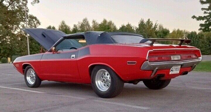 1970 Dodge Challenger Convertible Red Manual R/T