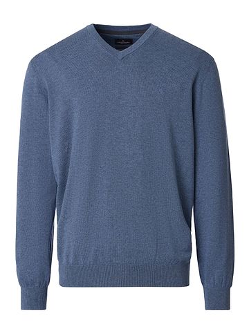 Pullover Basic in Blau
