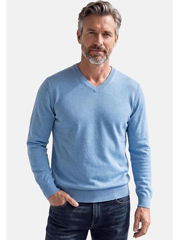 Pullover Basic in Hellblau