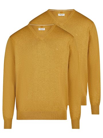 Pullover Basic in Messing
