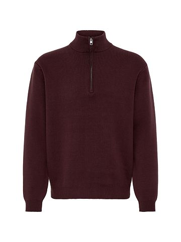 !SOLID Pullover 'Ryker' in weinrot