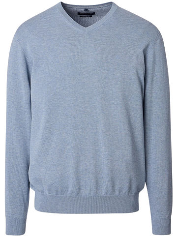Pullover Basic in Hellblau