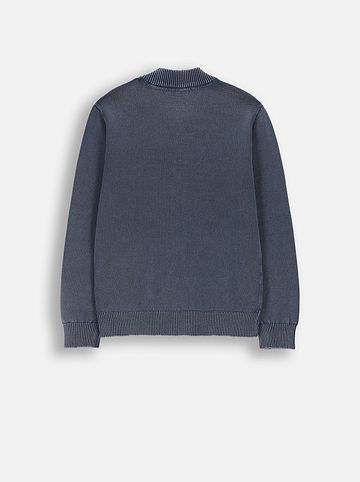 Strickjacke in blau