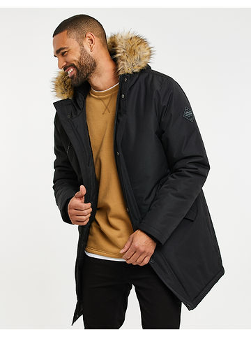 Parka THB Jacket Clarkston in Black