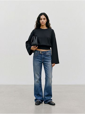 Vero Moda Strickpullover in Black