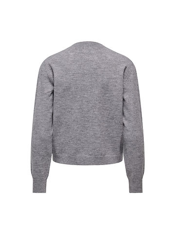 Pullover in Medium Grey Melange
