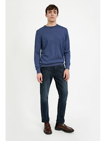Finn Flare Pullover Basic in blue