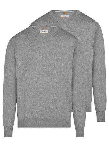Pullover Basic in Grau