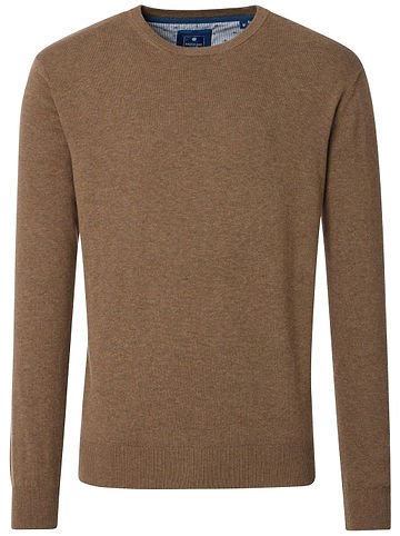 Pullover Basic in Braun