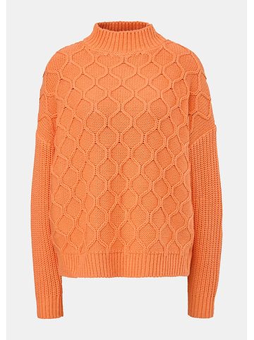 comma Strickpullover in 2400_orange