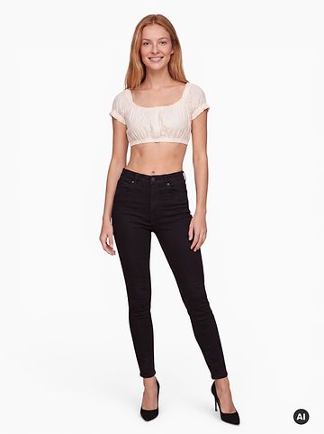 Nübler Dirndlbluse Kurzarm Sofia in Creme