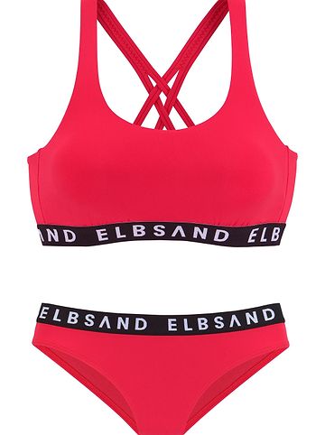Bustier-Bikini in rot