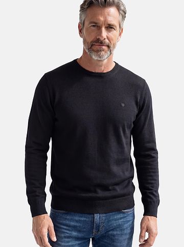 Pullover Basic in Schwarz