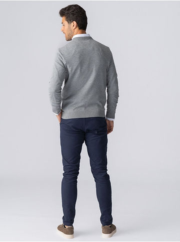 TeeShoppen Pullover Pullover in Grey