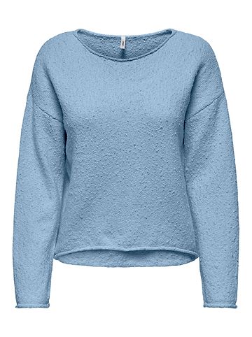 Strickpullover in Soft Chambray