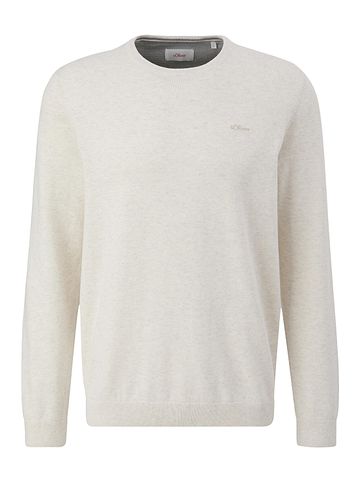 Pullover Basic in Weiß