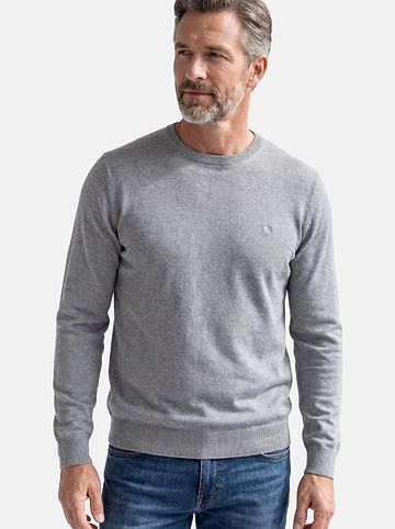 Pullover Basic in Grau