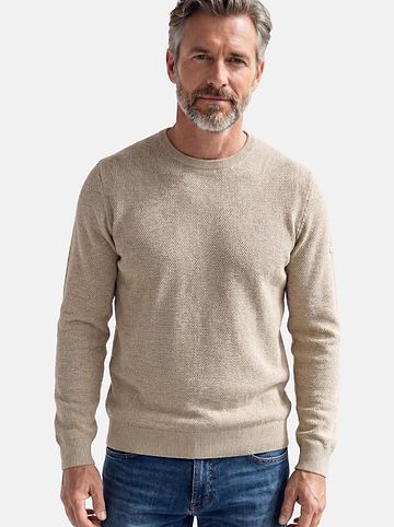 Pullover Basic in Beige