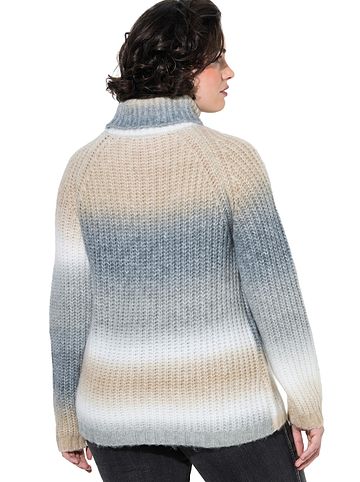 Pullover in hellgrau mélange