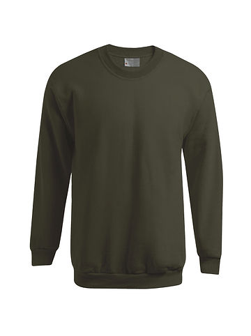 TERRAX Pullover Basic in oliv