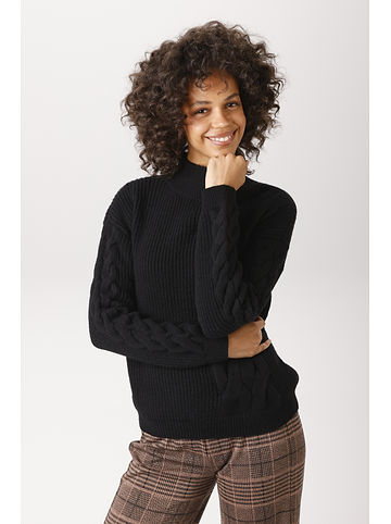 Strickpullover in schwarz
