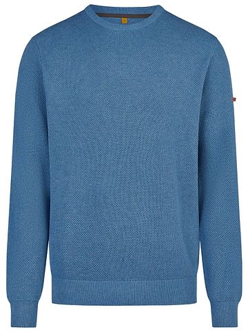 Pullover Basic in Blau