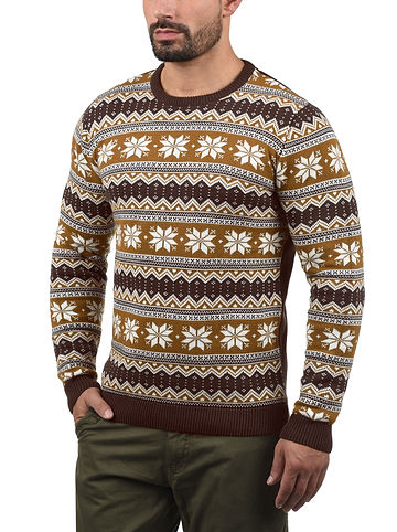 Strickpullover SDWinno in Braun