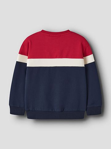 Sweatshirt mit Reißverschluss in Navy Blazer1