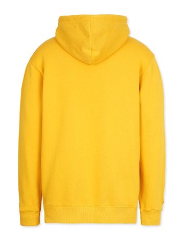 Kapuzenpullover " Basic " in senf