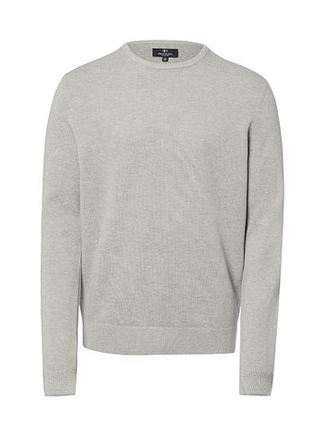 Strickpullover in hellgrau - 0001