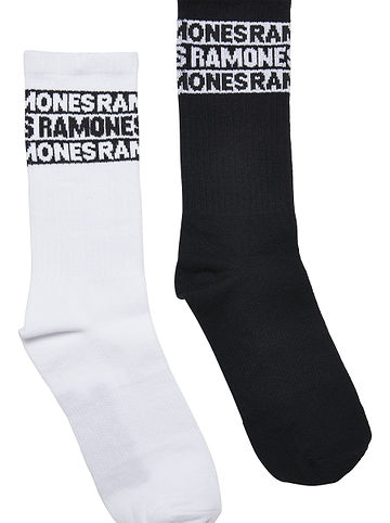 Basic Socks in black/white